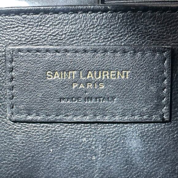 Saint Laurent Medium Suede Triquilt Envelope Shoulder Bag - Picture 11 of 13